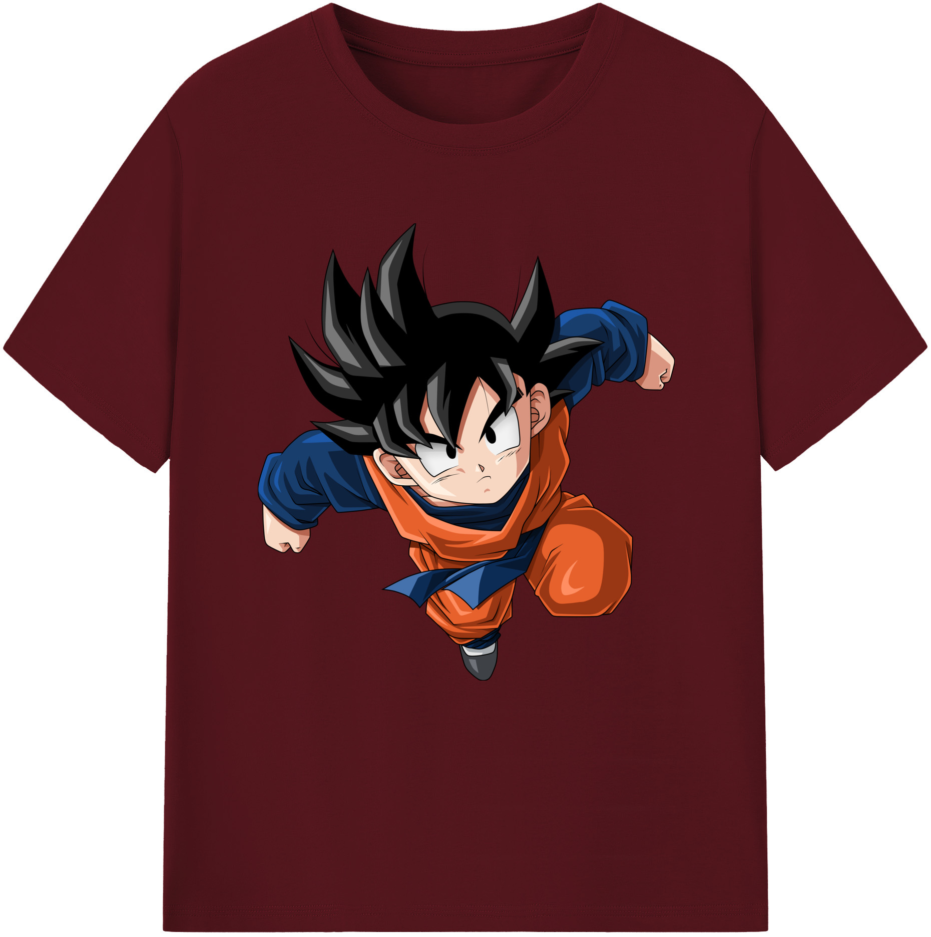 （画像用） ドラゴンボール 孫悟空（そん ごくう）Son Goku カカロット DRAGON BALL Kakarotto 綿100％半袖Tシャツ（フロントプリント）
